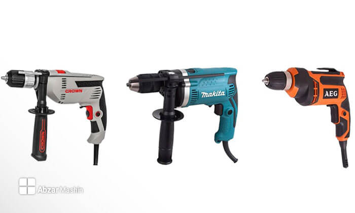 معرفی انواع دریل از نظر کاربرد